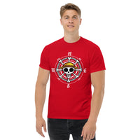 One Piece t-shirt mens classic tee Trafalgar Law cotton - Lusy Store LLC