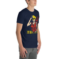 One Piece t-shirt short sleeve Monkey D Luffy cotton - Lusy Store LLC