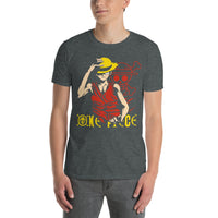 One Piece t-shirt short sleeve Monkey D Luffy cotton - Lusy Store LLC