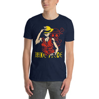 One Piece t-shirt short sleeve Monkey D Luffy cotton - Lusy Store LLC