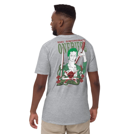 One Piece t-shirt short sleeve Zoro Roronoa cotton comfortable - Lusy Store LLC