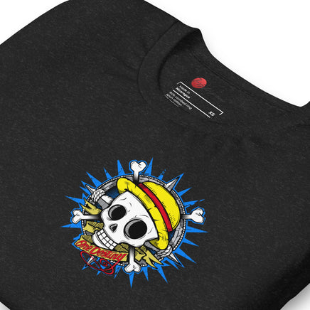 One Piece t-shirt unisex staple Monkey D Luffy round neck shirt cotton - Lusy Store LLC