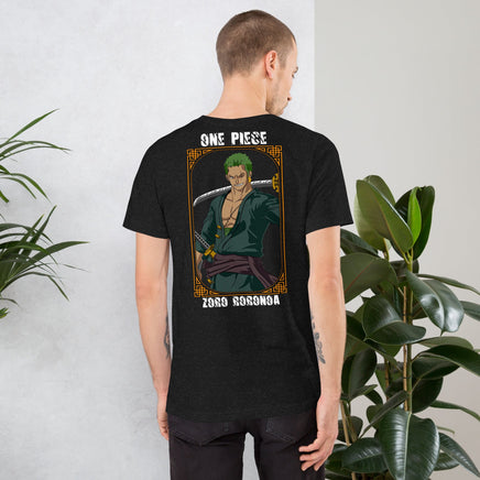 One Piece t-shirt unisex staple Zoro Roronoa cotton - Lusy Store LLC