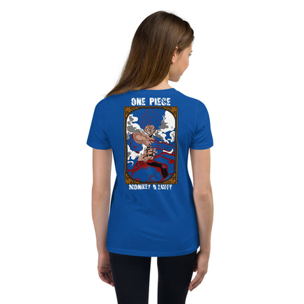 One Piece t-shirt youth Monkey D Luffy cotton - Lusy Store LLC