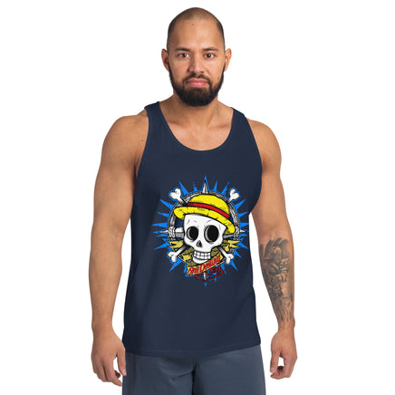 One Piecemens tank top Portgas D Ace cotton - Lusy Store LLC