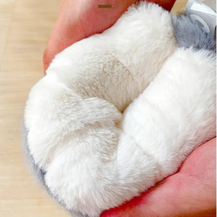 Plush Slippers Cotton Warm Shoes Plush Lining Indoor Couple Slides Platform High Top Home Slippers - Lusy Store LLC