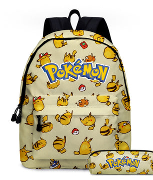 Pokemon Backpack Pikachu Travel Bag Teenagers Backpack For School B94 - Lusy Store