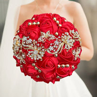 Prom Bouquet Artificial Flowers Wedding Bouquet Party - Lusy Store LLC