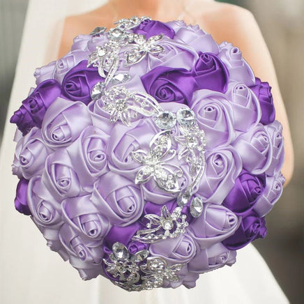 Prom Bouquet Artificial Flowers Wedding Bouquet Party - Lusy Store LLC