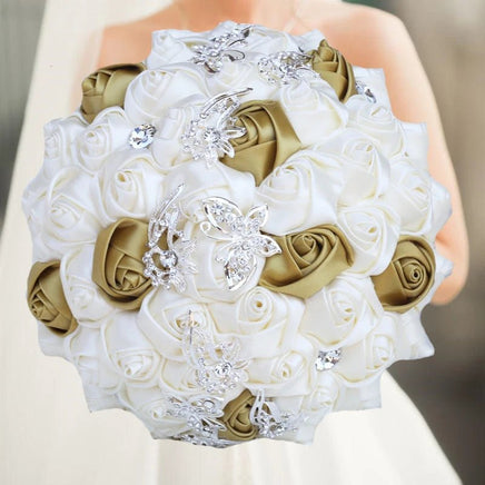 Prom Bouquet Artificial Flowers Wedding Bouquet Party - Lusy Store LLC