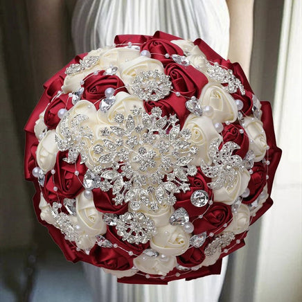 Prom Bouquet Artificial Flowers Wedding Bouquet Party - Lusy Store LLC