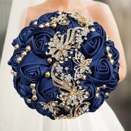 Prom Bouquet Luxury Gorgeous Wedding Bridal Bouquet Elegant Pearl - Lusy Store LLC