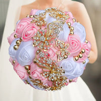 Prom Bouquet Luxury Gorgeous Wedding Bridal Bouquet Elegant Pearl - Lusy Store LLC