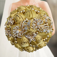 Prom Bouquet Luxury Gorgeous Wedding Bridal Bouquet Elegant Pearl - Lusy Store LLC