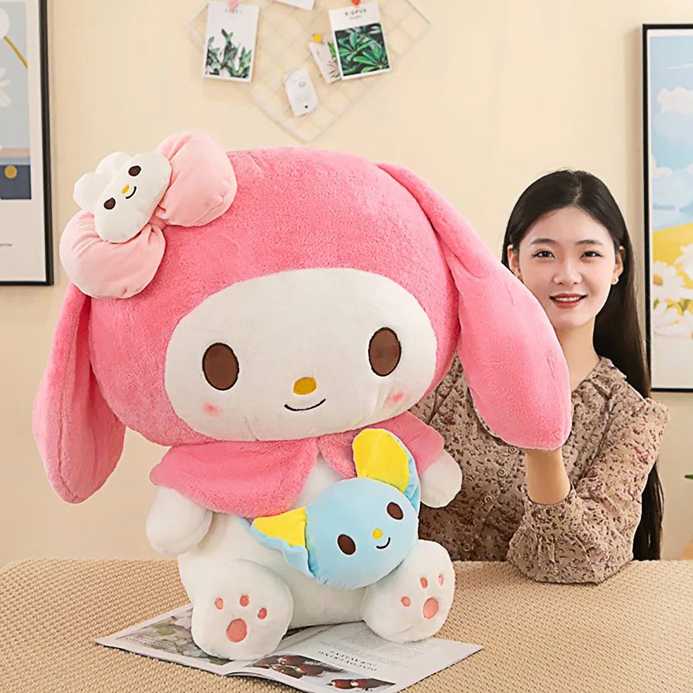 Sanrio Plush Anime Kawaii Kulomi Cinnamoroll My Melody Sleeping Compan ...