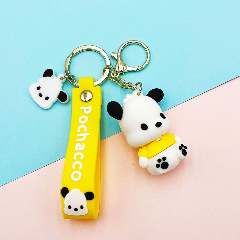 Sanrio Pochacco Cute Plush Keychain – In Kawaii Shop