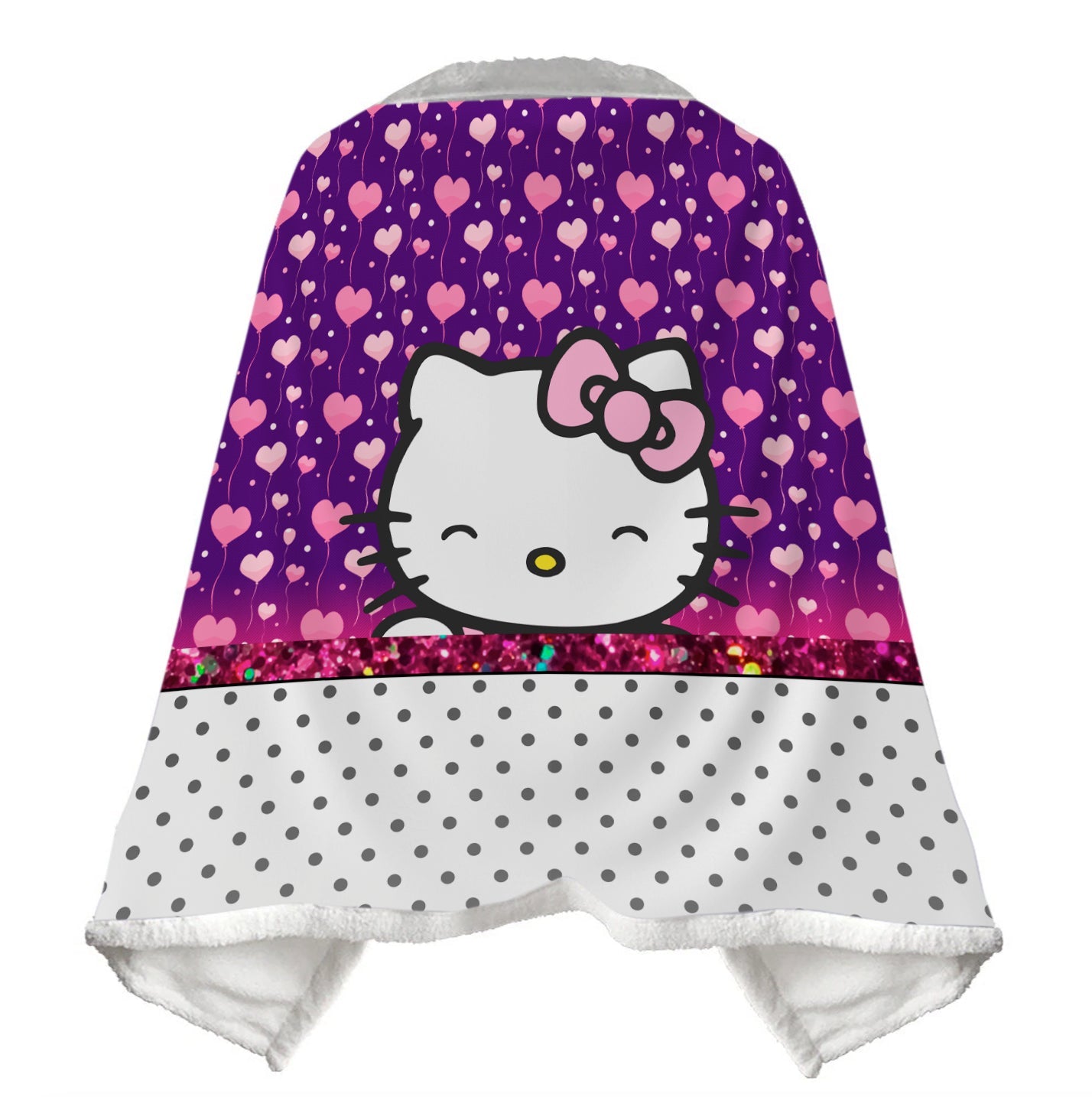 Wearable Blanket Hello Kitty Blanket Soft Fleece Warm Winter WB11 - Lusy Store LLC