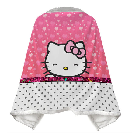 Wearable Blanket Hello Kitty Blanket Soft Fleece Warm Winter WB11 - Lusy Store LLC