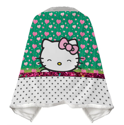 Wearable Blanket Hello Kitty Blanket Soft Fleece Warm Winter WB11 - Lusy Store LLC