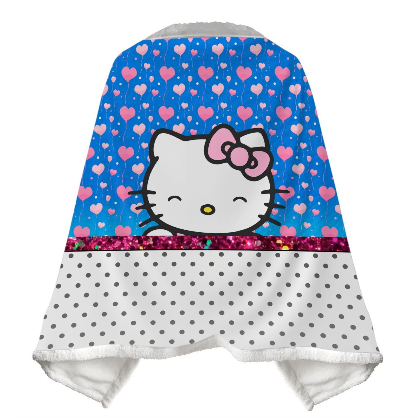 Wearable Blanket Hello Kitty Blanket Soft Fleece Warm Winter WB11 - Lusy Store LLC