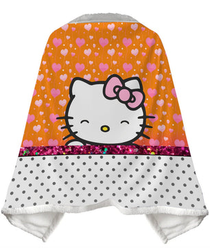 Wearable Blanket Hello Kitty Blanket Soft Fleece Warm Winter WB11 - Lusy Store LLC