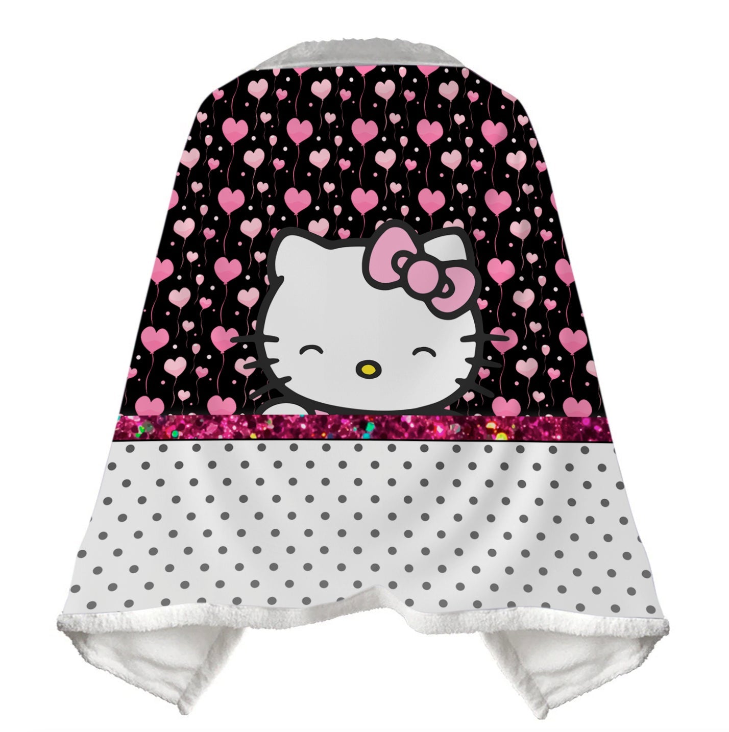 Wearable Blanket Hello Kitty Blanket Soft Fleece Warm Winter WB11 - Lusy Store LLC