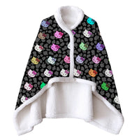 Wearable Blanket Hello Kitty Blanket Soft Fleece Warm Winter WB13 - Lusy Store LLC